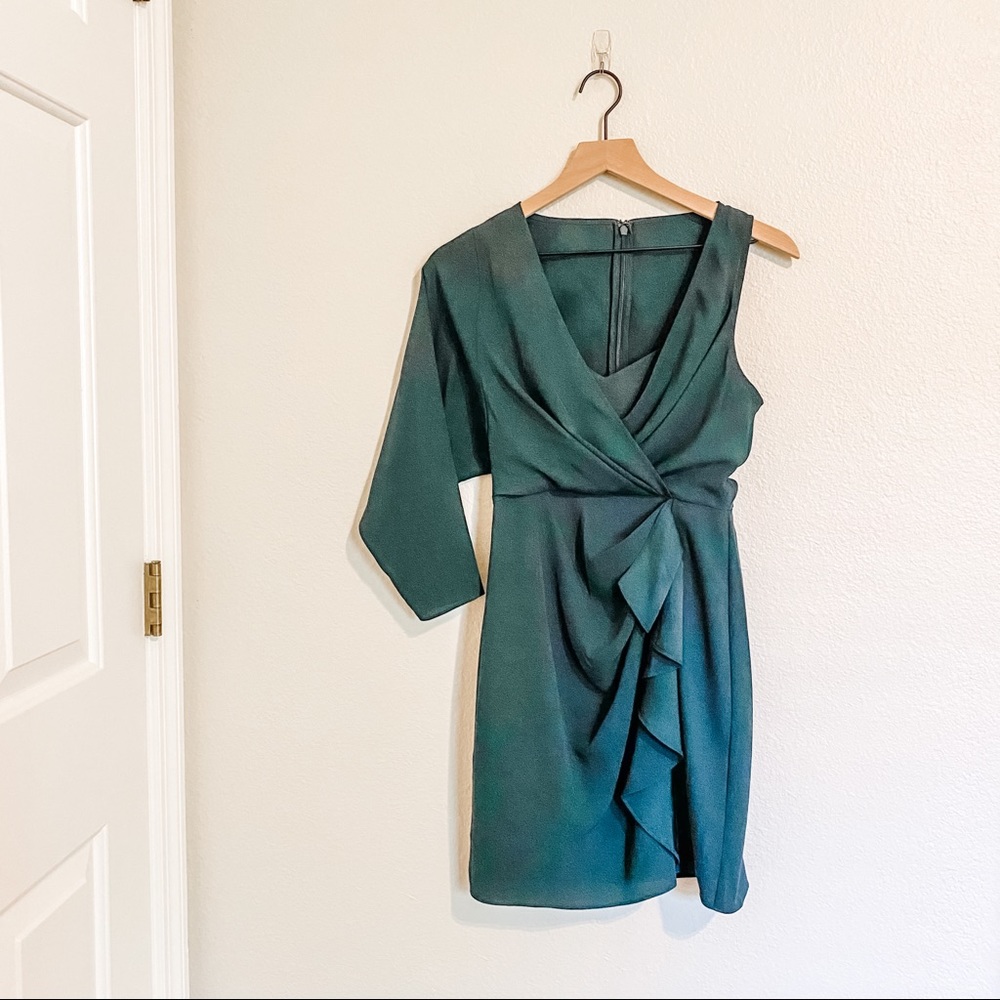 BCBGMaxAzria | one-shoulder cocktail dress